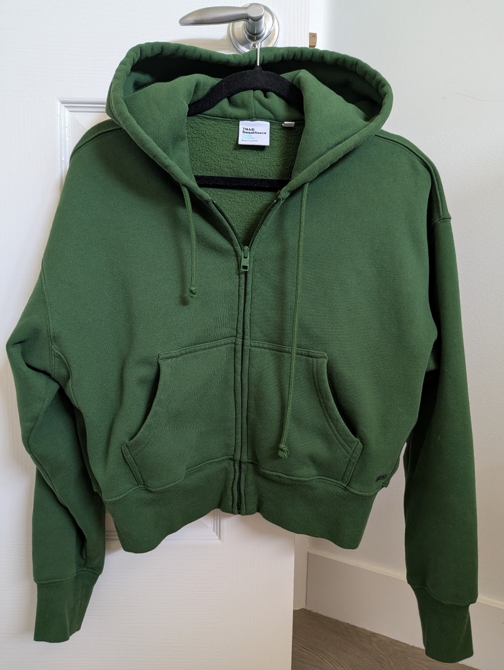 TNA Green Sweatfleece Cozy Fleece Hoodie
